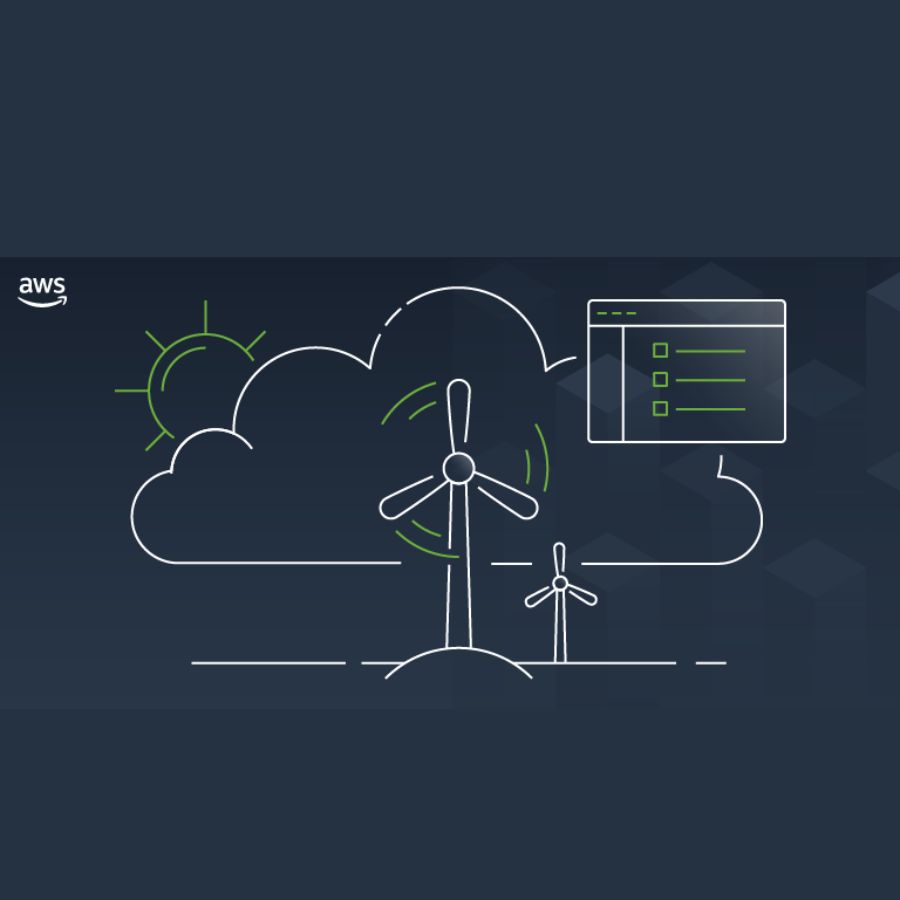 an illustration of AWS carbon neutrality